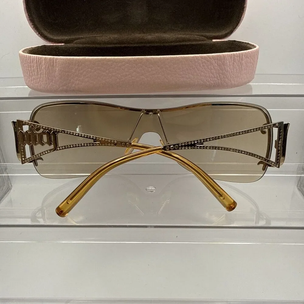 Juicy Couture Socialites Sunglasses In Original Case ? Vintage Made In Italy